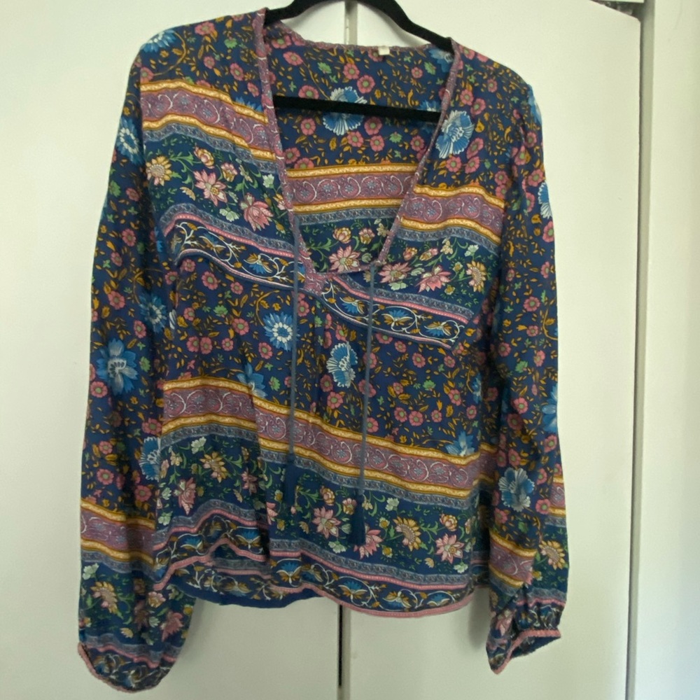 Spell folktown blouse navy